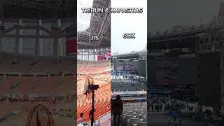 Perbandingan Kapasitas Luas Tribun Jakarta International Stadium (JIS) dan Gelora Bung Karno (GBK)
