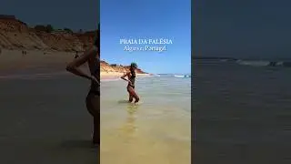 Welcome to the World&rsquo;s best beach! Praia da Fal&eacute;sia, in Algarve, Portugal 🇵🇹 #portugal #algarve