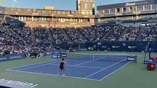 Beatriz Haddad Maia Playing Fiercely vs. Belinda Bencic - National Bank Open 2022