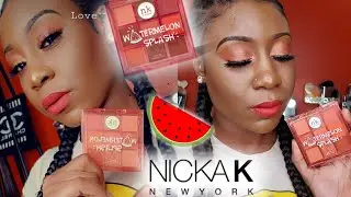 *NEW* NICKA K WATERMELON SPLASH 🍉 PALETTE MAKEUP TUTORIAL 2020