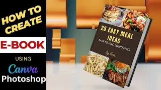 How to create eBook Cover Design in Photoshop and how to sell eBook Cover on Fiverr