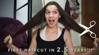 First Haircut in 2.5 YEARS!! plus bonus at home haircut