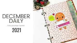 December Daily 2021 | Christmas Policy Envelope Tutorial