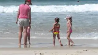 Renata na praia