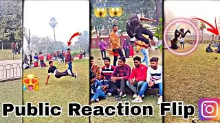 Cute 🥰 Girls Reacts 🤯 On Flips 🔥 | Flips In Public 🔥🤯 #flip #girlsreactions #publicreaction #stunt
