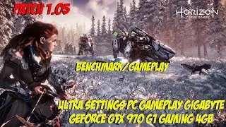 Horizon Zero Dawn Patch 1.05 Ultra settings PC Gameplay GTX 970 Benchmark/Gameplay