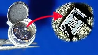 Decapping a BJT Transistor: Die Revealed