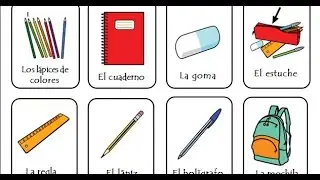 VOCABULAIRE DES FOURNITURES SCOLAIRE EN ESPAGNOLE