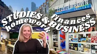 DAY IN THE LIFE OF A GRAPHIC DESIGN STUDENT 🎓 | STUDENT VLOG | George Brown College Toronto