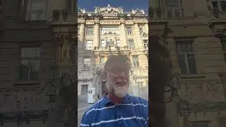 Outside the Liszt Academy Budapest