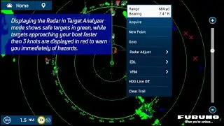 Using Radar at night or in fog for navigation