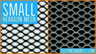 Small Hexagon Universal Aluminum Grill Mesh - by customcargrills.com