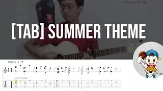 [GUITAR TAB] Summer Theme (Harvest Moon BTN) - Fajar Rahman