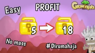 CARA PROFIT GROWTOPIA 2020 | APRIL | GROWTOPIA #dirumahaja