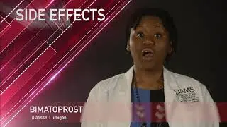 Bimatoprost Medication Information (dosing, side effects, patient counseling)