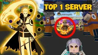 Dung Transforms Into Nine-Tails Naruto, Ranking #1 on the Server in Blockman Go