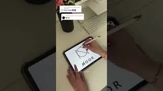 Creative NOOR Logo Design Using Procreate & Apple Pencil #LetterLogo #NameLogo
