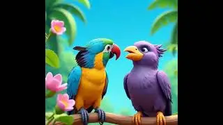 Tota Tota Maina Maina 🐦💗 | Romantic Birds Song | Original Music #kidssongs #kids #preschoollearning