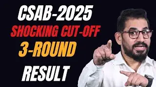 CSAB Round -3 Result 📣 Shocking Cut-Off I JoSAA-CSAB #jee #jeemain #jee2025 #viral #neet #shorts