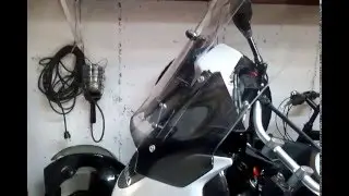 motorcycle electric windshield