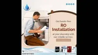 Ro Water purifier service installation #waterpurifier #aquaro @Aquadropwaterpurifier @7269070700