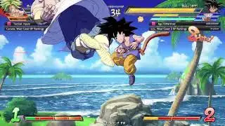Agu10Martinez (Videl/Kid Goku/Goku) vs Tactical_Inputz (UI Goku/Gogeta/Broly)