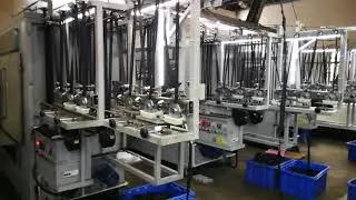 The production line for Metal long-chain zipper machines Provided by #QLQFactory