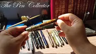 The beauty of the celluloid fountain pens