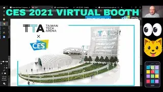 CES 2021 Taiwan Tech Arena Virtual Expo Booth by iStaging with 100 Tech Startups