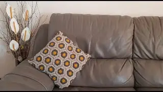 Unique Crochet Cushion Cover Using Granny Hexagons