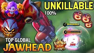 100% UNKILLABLE! JAWHEAD BEST BUILD 2021 | TOP GLOBAL JAWHEAD GAMEPLAY | MOBILE LEGENDS✓