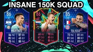 INSANE 150K HYBRID SQUAD BUILDER FIFA 20 (FT TOLISSO, DE LIGT & MARTINEZ)