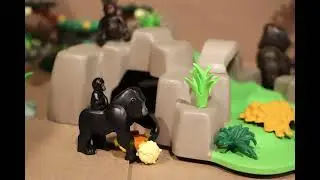 Binti Jua the hero Gorilla in Lego animation