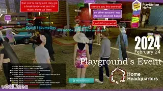 PlayStation Home Playground's Event | HHq 24 Feb 2024