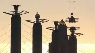 Largest Bartle Hall Sky Station Removed For Repair