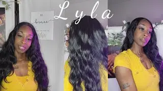 VIRGIN HAIR DUPE|| HUMAN HAIR BLEND || BOBBI BOSS~ LYLA WIG😍 EASY INSTALL #wigreview #waves