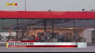 Fire contained at Flying J travel center