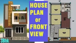 Best plan of (18X36) 3_BHK North facing
