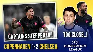COPENHAGEN 1-2 CHELSEA | CAPTAINS REECE JAMES & ENZO STEP UP! ⚽️ | LEFT IT TOO CLOSE! 😡