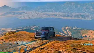OFF ROADING WITH  DEFENDER 110 AT NIGHT | GTA V #gta5 #gta 