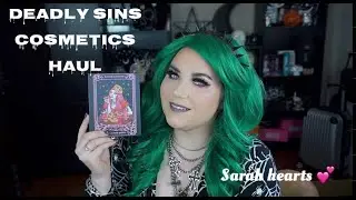 GUESS WHO IS BACK! DEADLY SINS COMESTICS HAUL - SARAH HEARTS