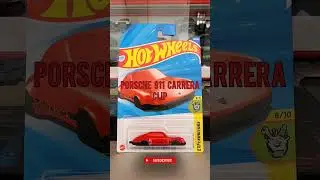 Hot Wheels Porsche 911 Carrera Clip (187/250)(2025) Experimotors (6/10) Colour:Red #hotwheels J CASE