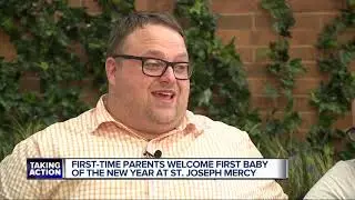 Meet the first baby born in 2020 at St. Joseph Mercy Hospital Ann Arbor