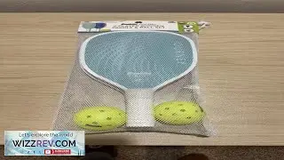 Pickleball Paddles Set of 2 USAPA Approved Fiberglass Rackets with 2