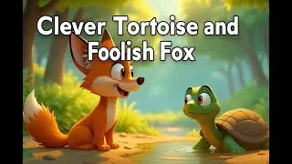 Clever Tortoise and Foolish Fox | Bed time story #bedtimestories #youtube