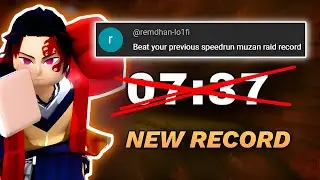 Solo Muzan Raid | NEW SPEEDRUN RECORD [Demon Blade]