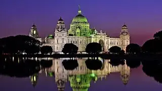 Victoria memorial kolkata night view