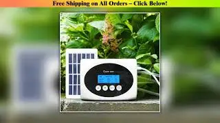 Double Pump Intelligent Drip Irrigation System Water Pump Timer Garden Solar Energy Potted Plant