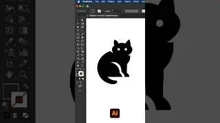 How to Design Cat logo #logo #shorts #graphicdesign
