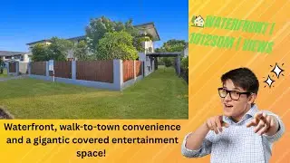 1012 SQM WATER FRONT PROPERTY OPPOSITE PARKLANDS, , DBLE STOREY HOME, HUGE COVERED ENT AREA &ndash;$595K